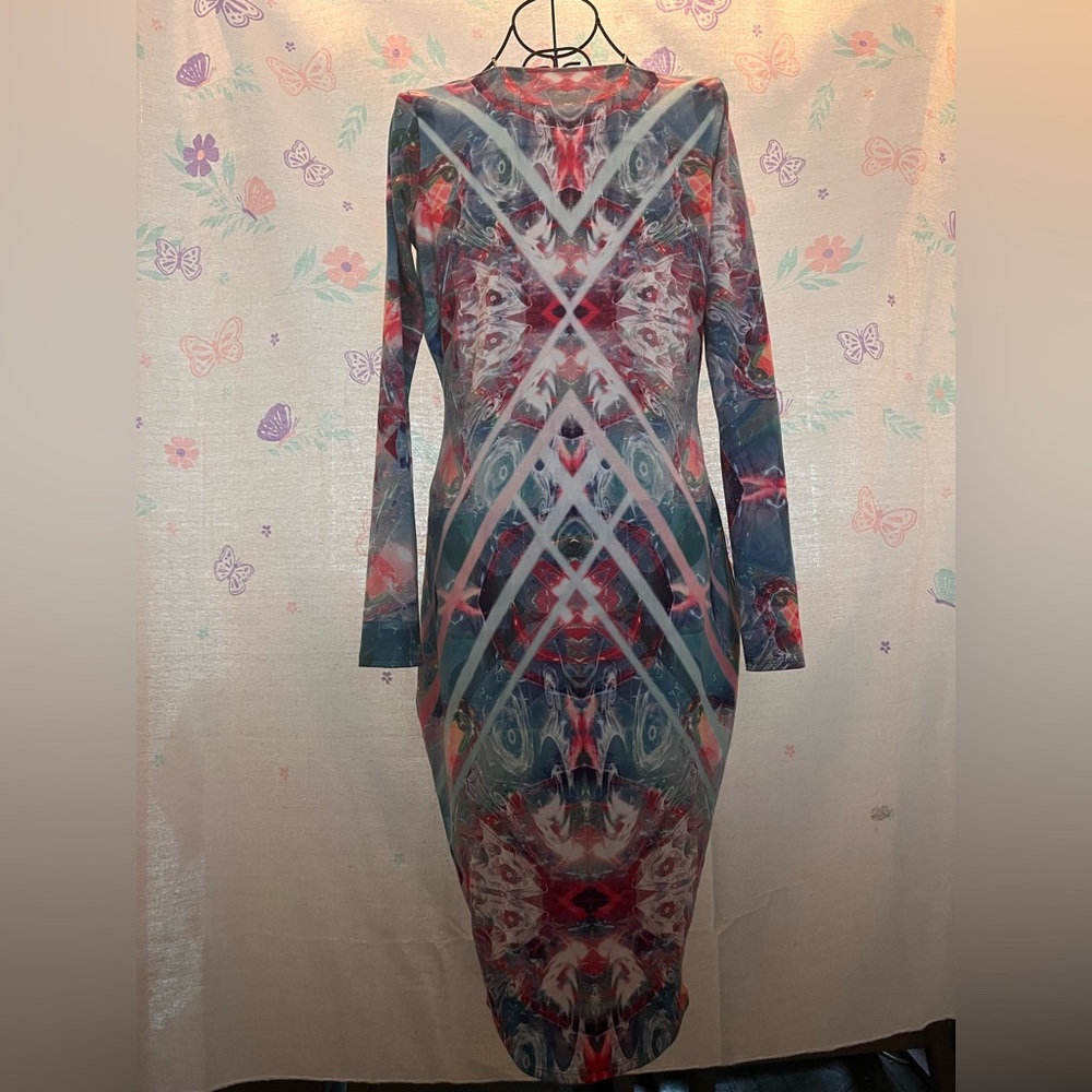 ASOS fitted midi dress